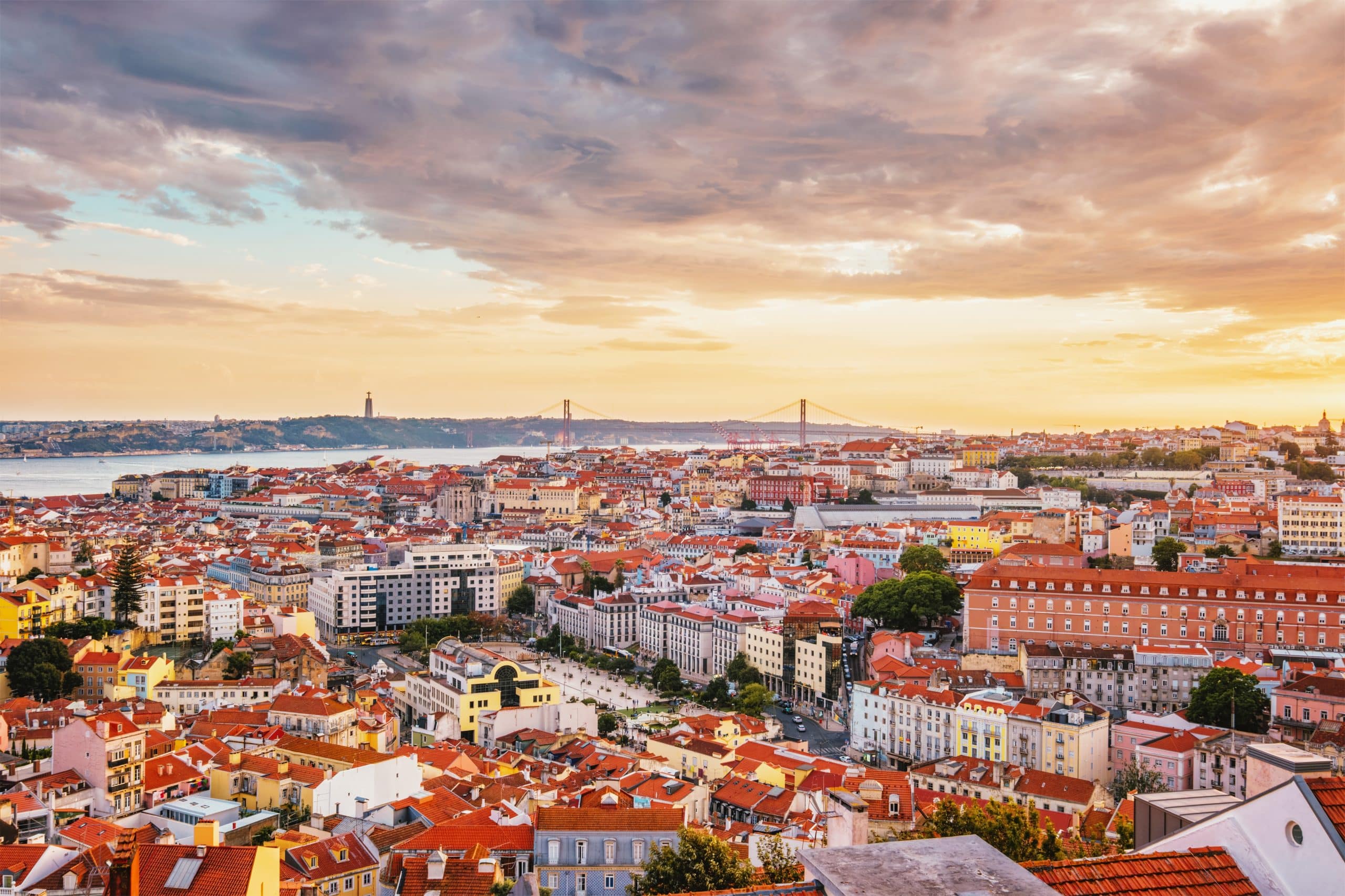 View,Of,Lisbon,Famous,View,From,Miradouro,Da,Senhora,Do