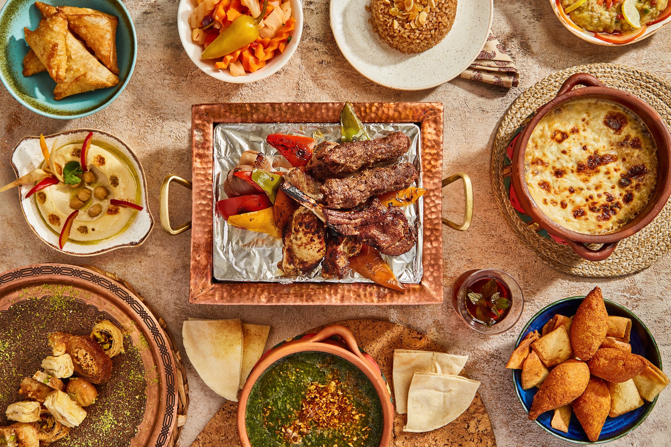 Arabic,Cuisine:,Middle,Eastern,Traditional,Lunch.,Ramadan,"iftar",.,The