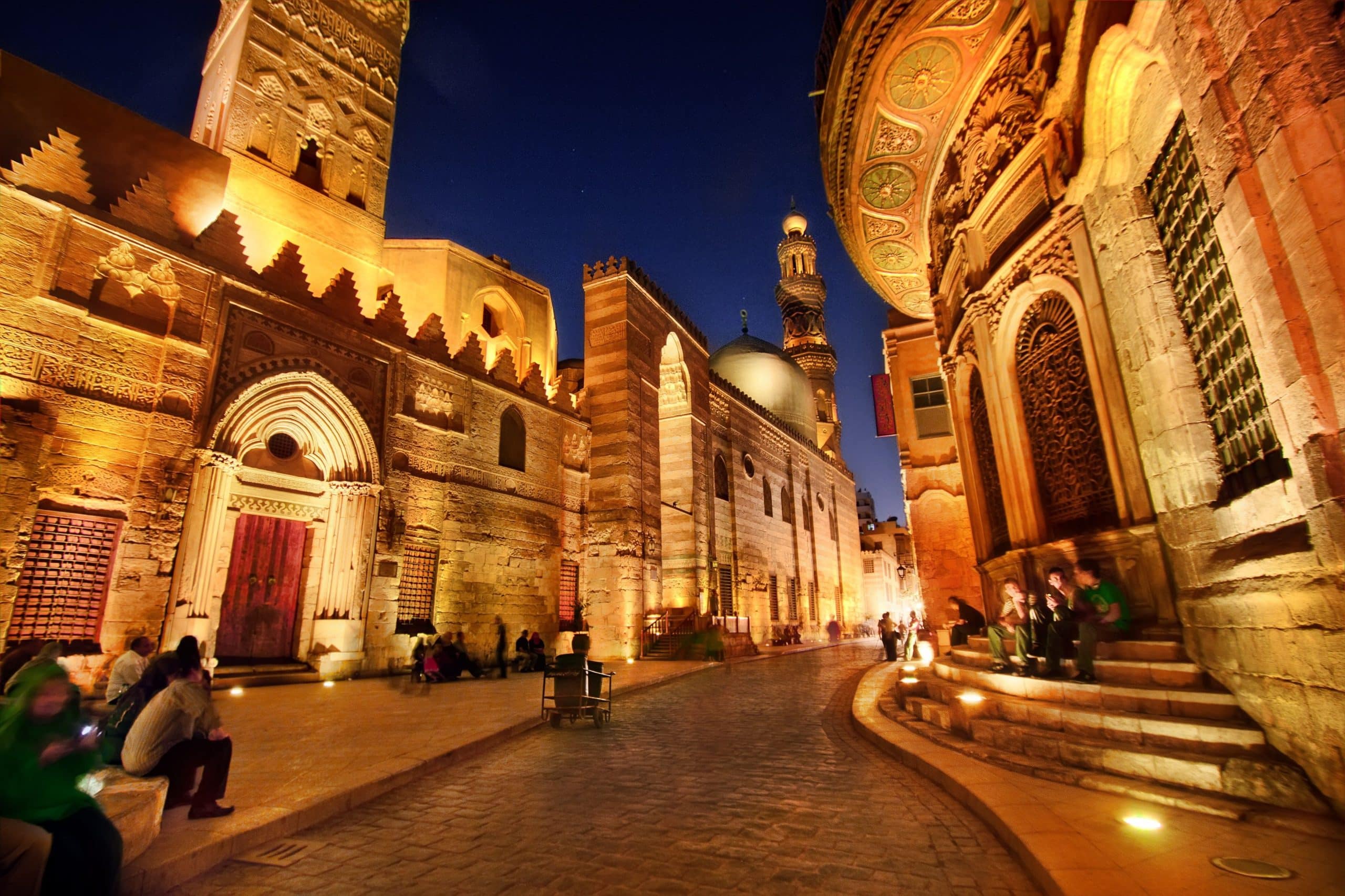 Architecture,,Cairo,,Al-moez,Street,,Cairo,,Taken,At,Night,,A,Symbol
