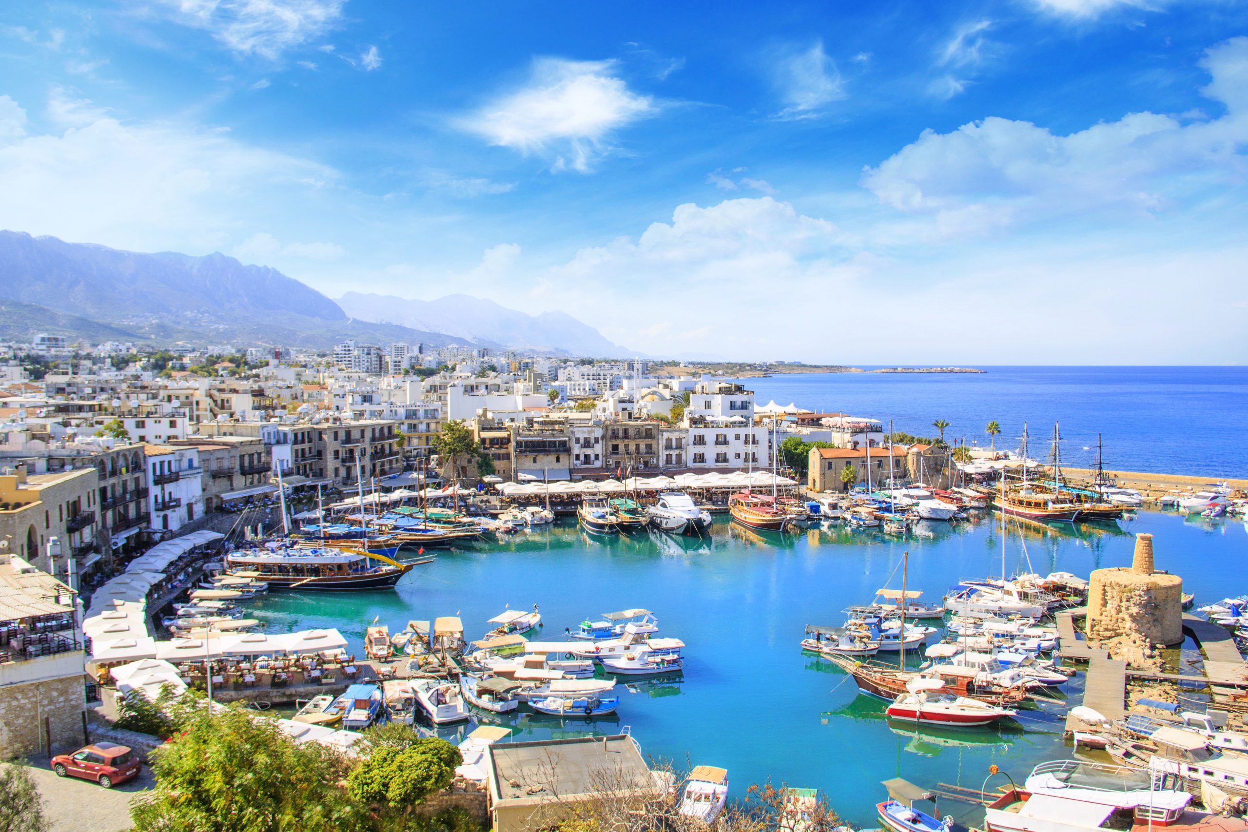 Beautiful,View,Of,The,New,Port,Of,Kyrenia,(girne),,North