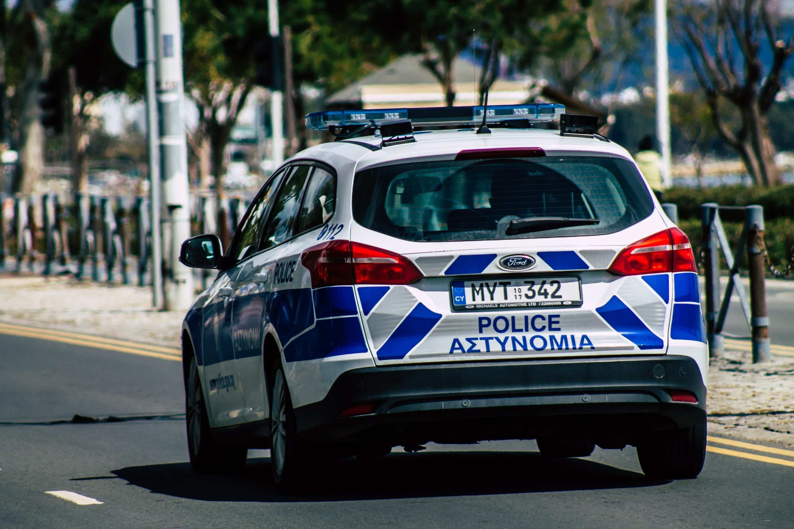 Limassol,Cyprus,March,20,,2020,View,Of,A,Traditional,Police