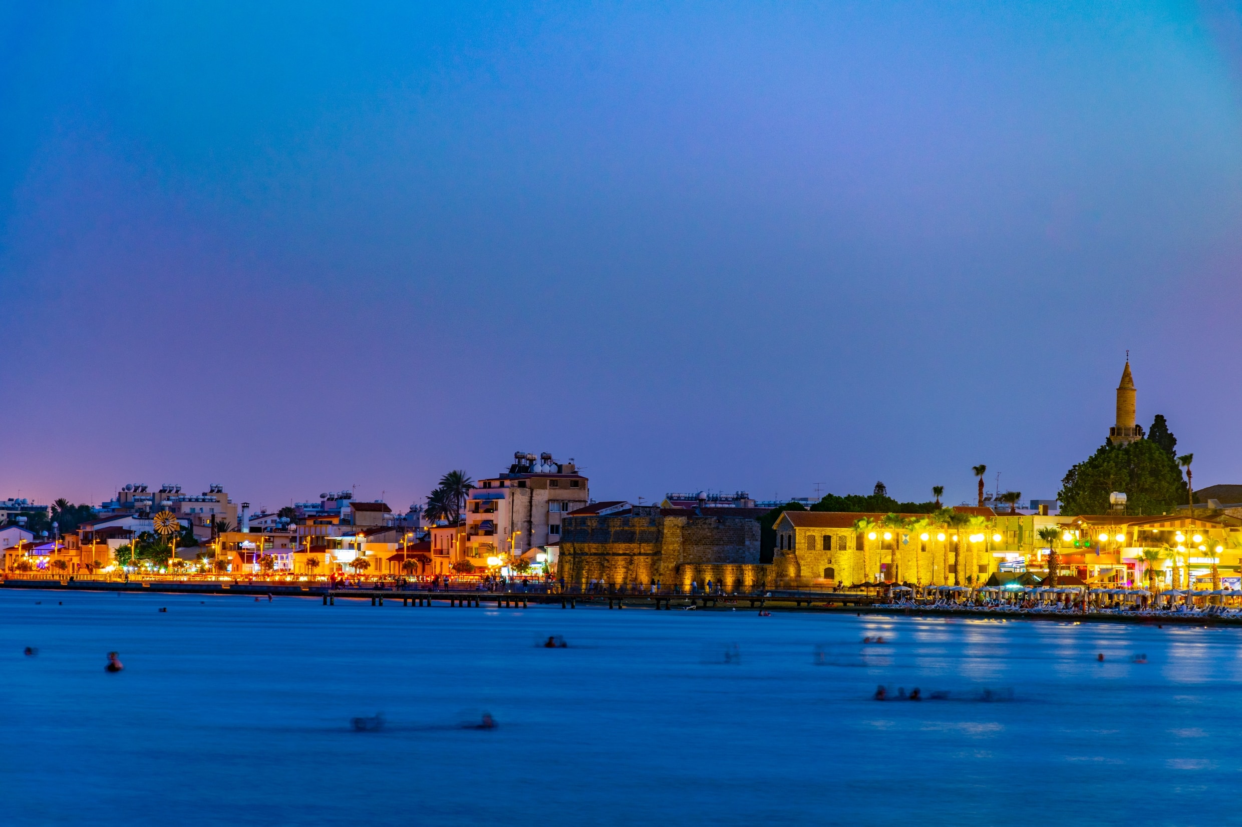 Sunset,Over,Larnaca,,Cyprus