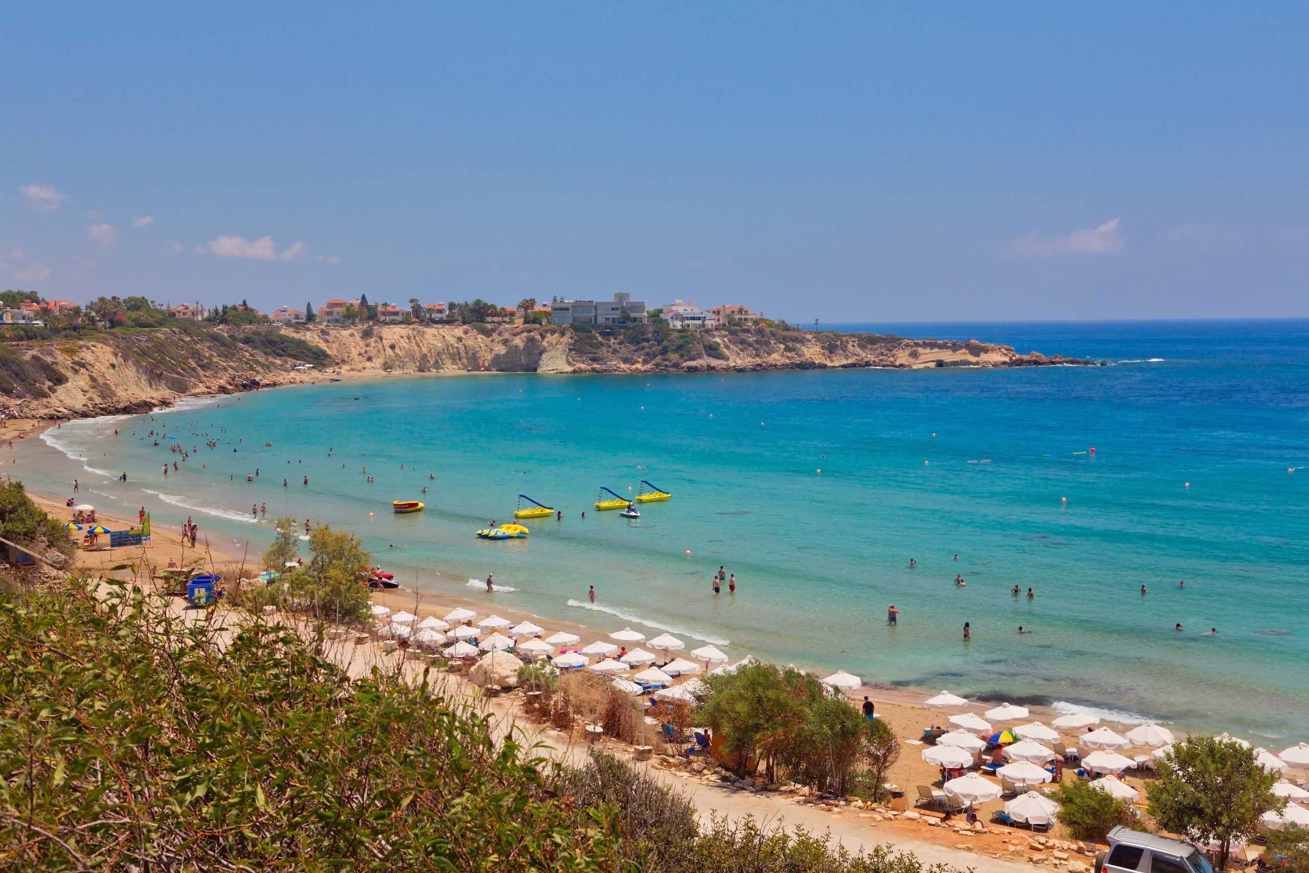 Beautiful,Beach,Coral,Bay,Near,Paphos,,Cyprus