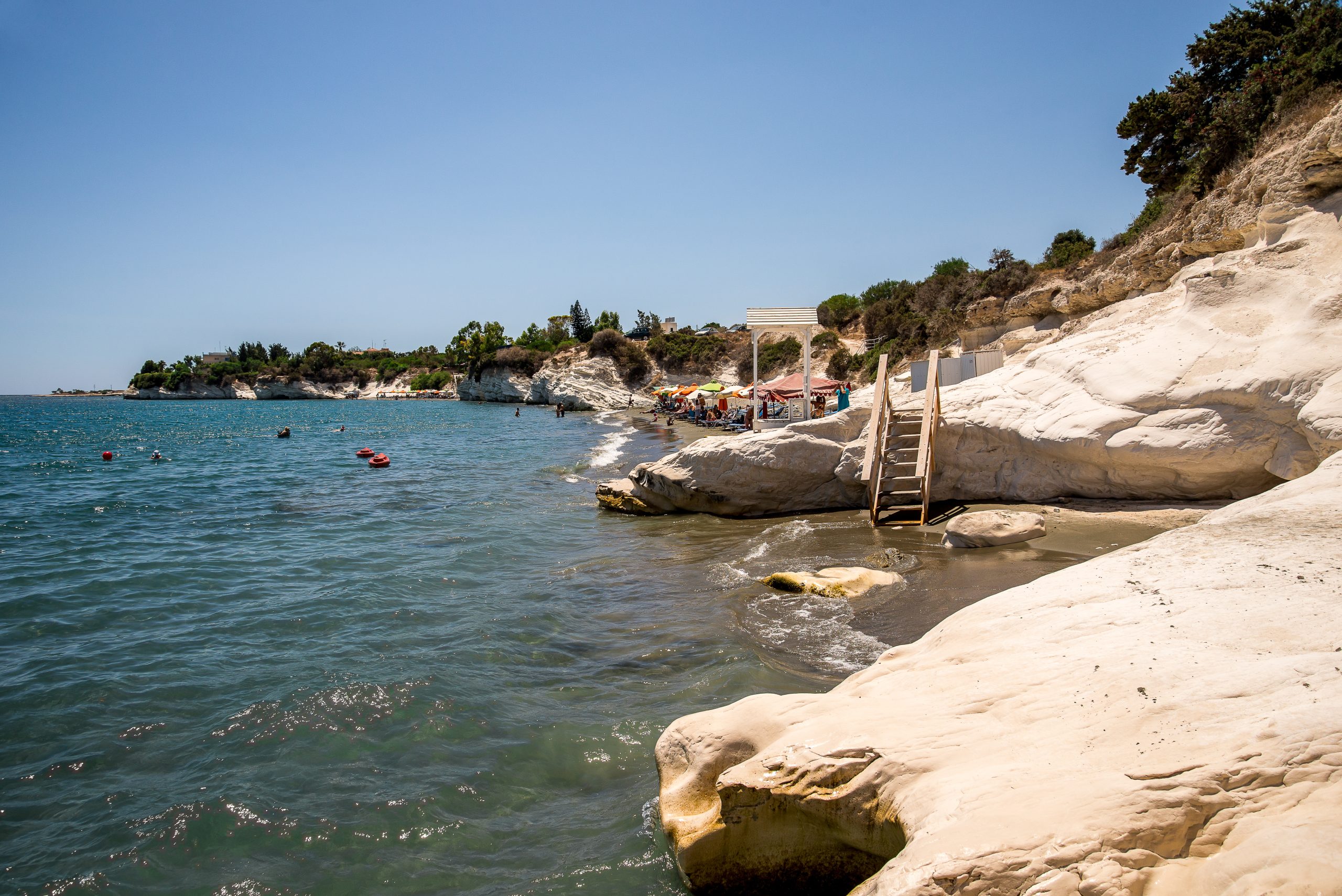 Governor's,Beach,,Cyprus,,July,2017:,A,View,To,The,Governor's