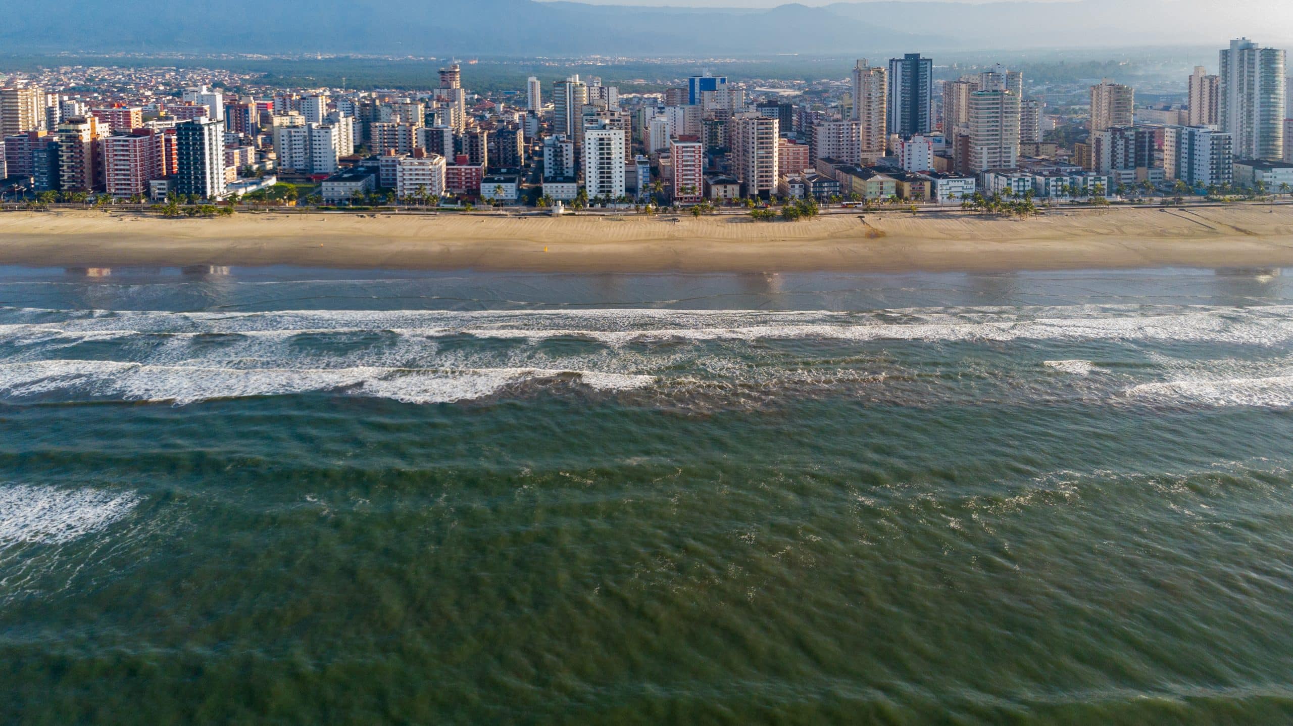 Praia,Grande,,Brazil,Apr,26,,2020,Aerial,View,On,The